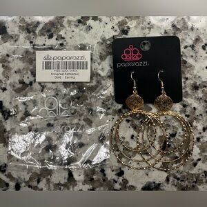 Paparazzi Earrings - Universal Rehearsal (Gold)